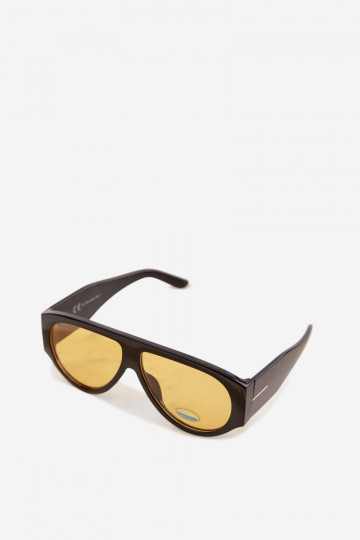 Women's Sunglasses Black-Yellow