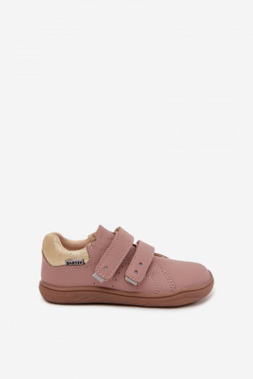 Półbuty Barefoot Skórzane Dziecięce Bartek 8600355 Różowe 2