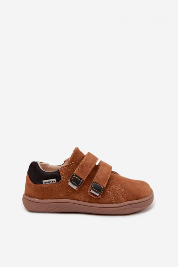Leather Barefoot Children's Shoes Bartek 8600363 Light Brown 2