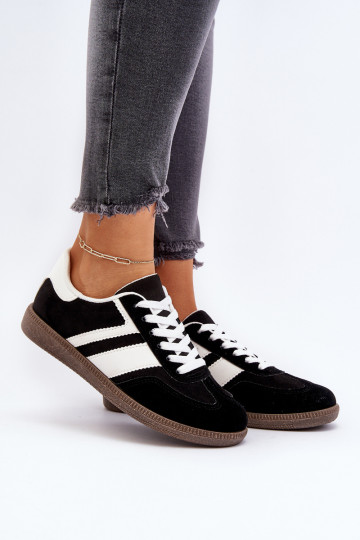 Women's Low Sneakers Sports Shoes Black Eudiopis 2