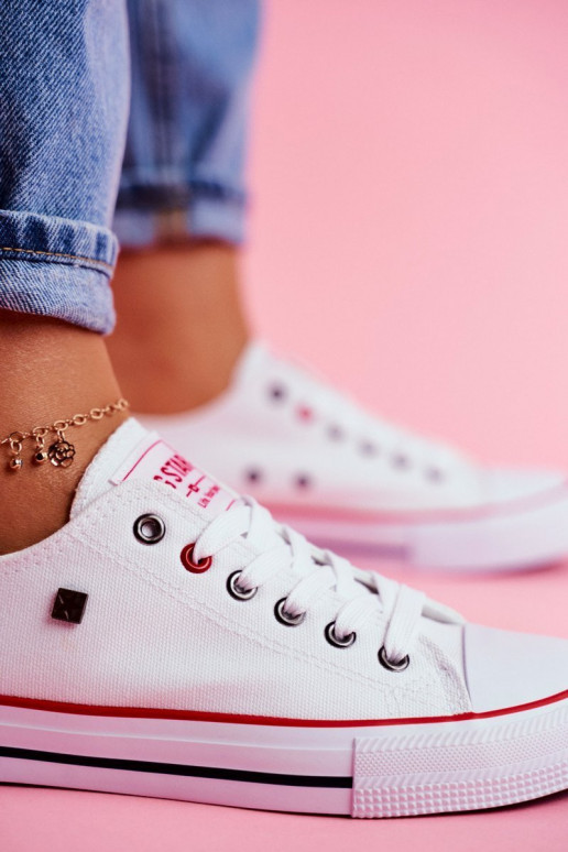 Big Star Womens White Sneakers T274022