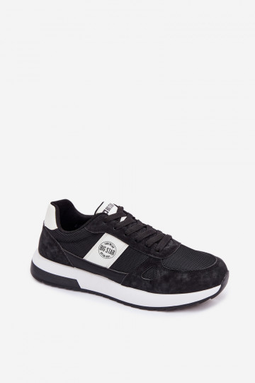 Buty Sportowe Sneakersy Męskie Big Star TT174352 Czarne