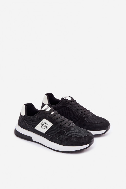 Buty Sportowe Sneakersy Męskie Big Star TT174352 Czarne
