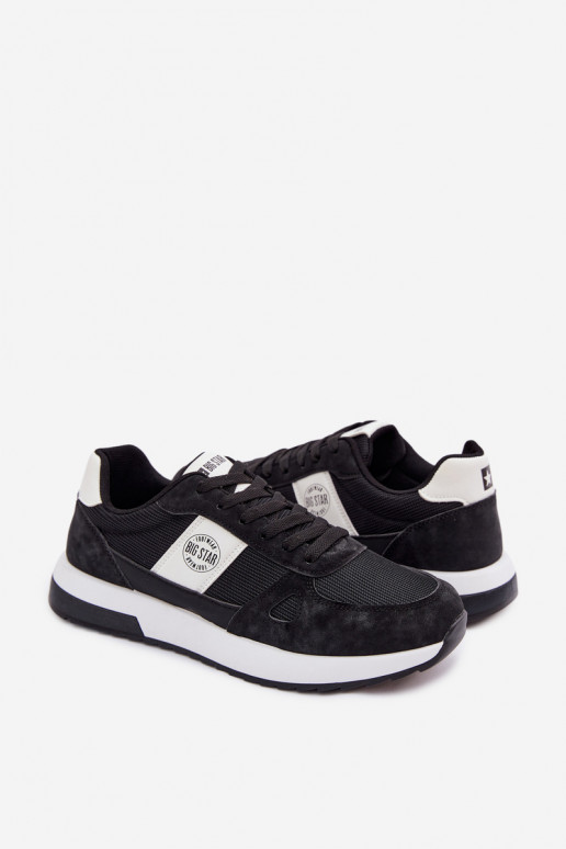 Buty Sportowe Sneakersy Męskie Big Star TT174352 Czarne