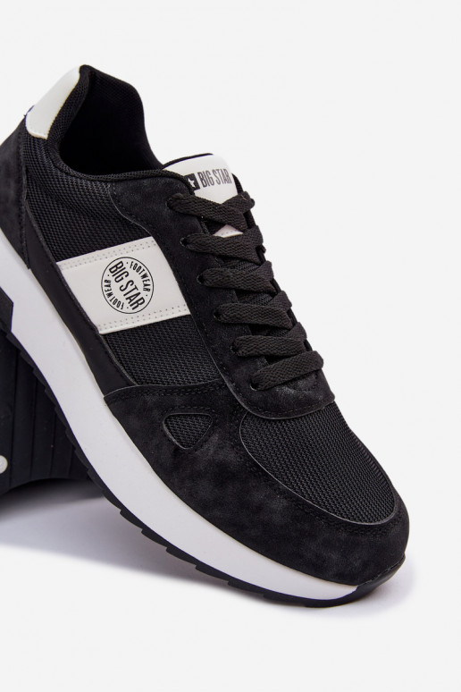 Buty Sportowe Sneakersy Męskie Big Star TT174352 Czarne