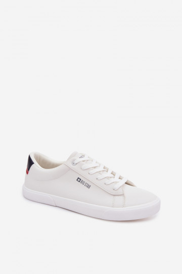 Men's Eco Leather Sneakers Big Star OO174018 White