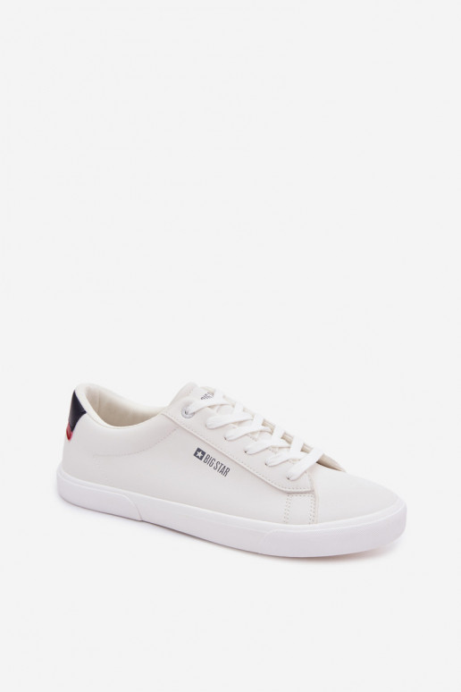 Men's Eco Leather Sneakers Big Star OO174018 White