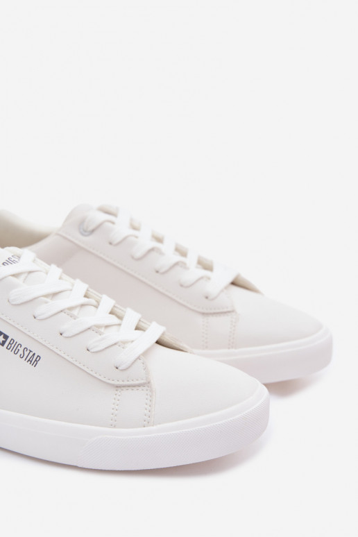 Men's Eco Leather Sneakers Big Star OO174018 White