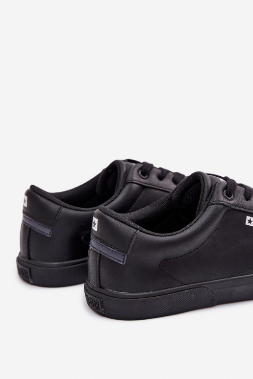 Men's Eco Leather Sneakers Big Star TT174002 Black