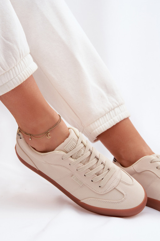 Women's Fabric Sneakers Big Star TT274358 Beige