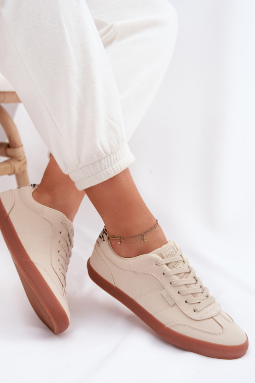 Women's Fabric Sneakers Big Star TT274358 Beige