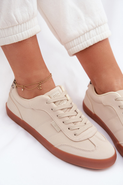 Women's Fabric Sneakers Big Star TT274358 Beige