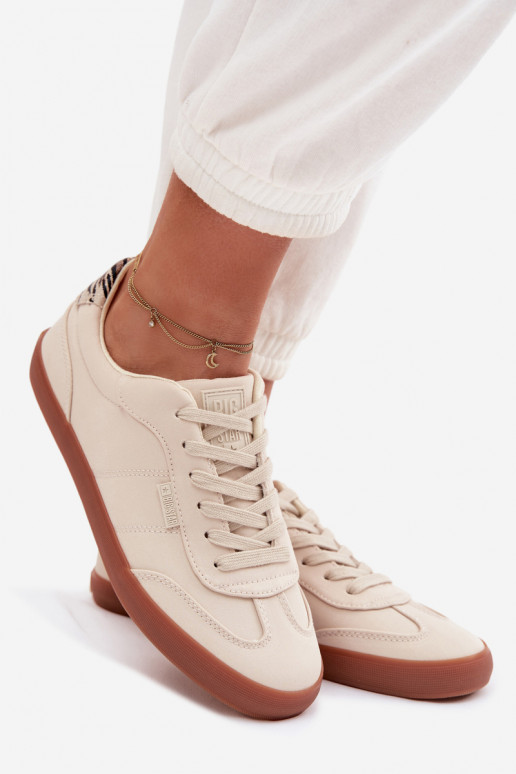 Women's Fabric Sneakers Big Star TT274358 Beige
