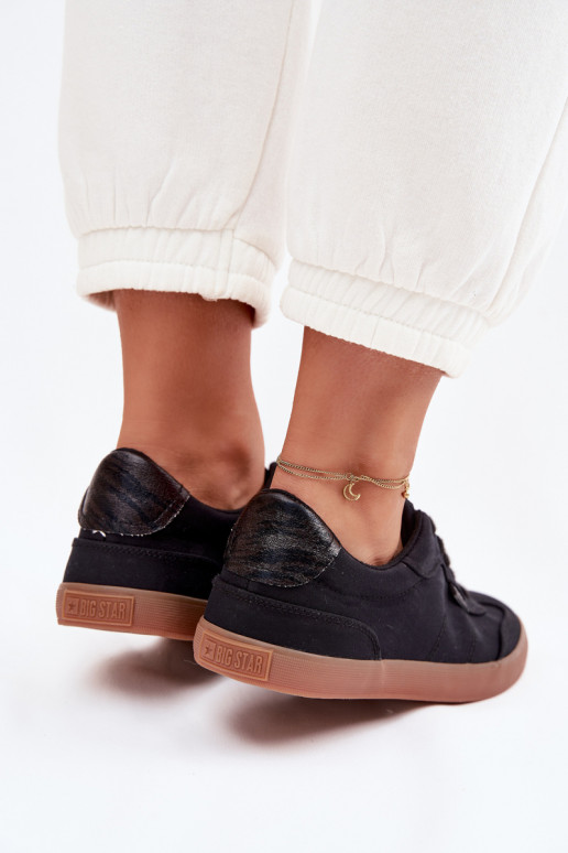 Women's Fabric Sneakers Big Star TT274356 Black