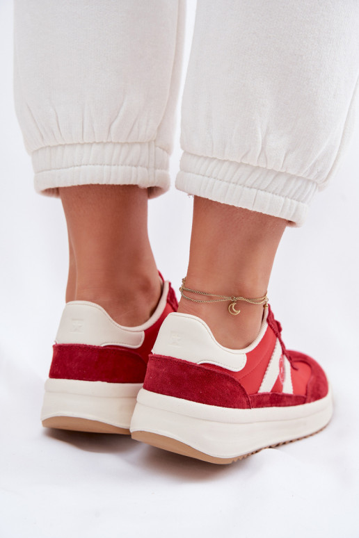 Sneakersy Damskie Big Star TT274158 Czerwone