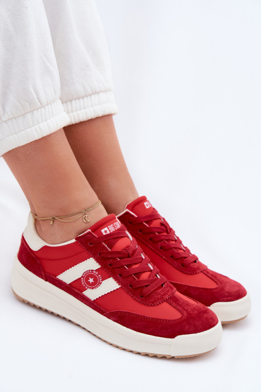 Sneakersy Damskie Big Star TT274158 Czerwone