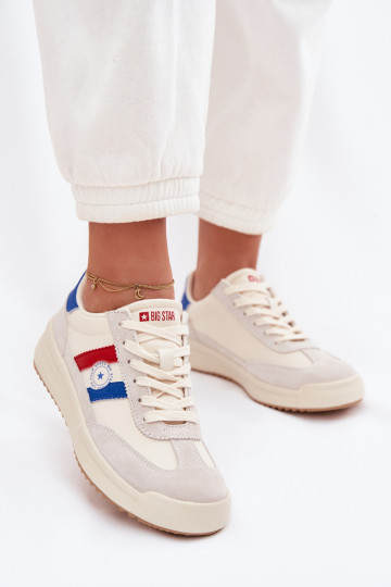 Sneakersy Damskie Big Star TT274161 Beżowe 2