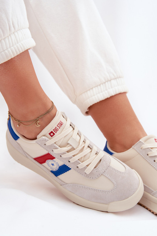 Sneakersy Damskie Big Star TT274161 Beżowe