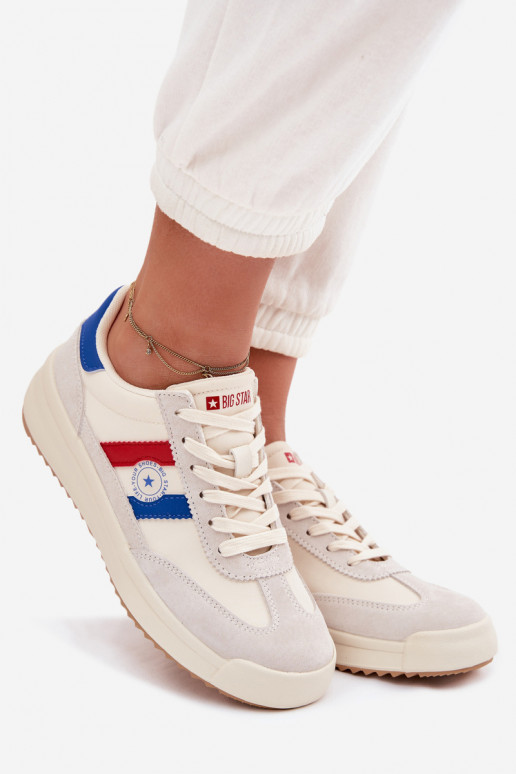 Sneakersy Damskie Big Star TT274161 Beżowe