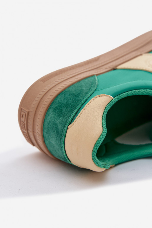 Women's Suede Sneakers Big Star TT274163 Green