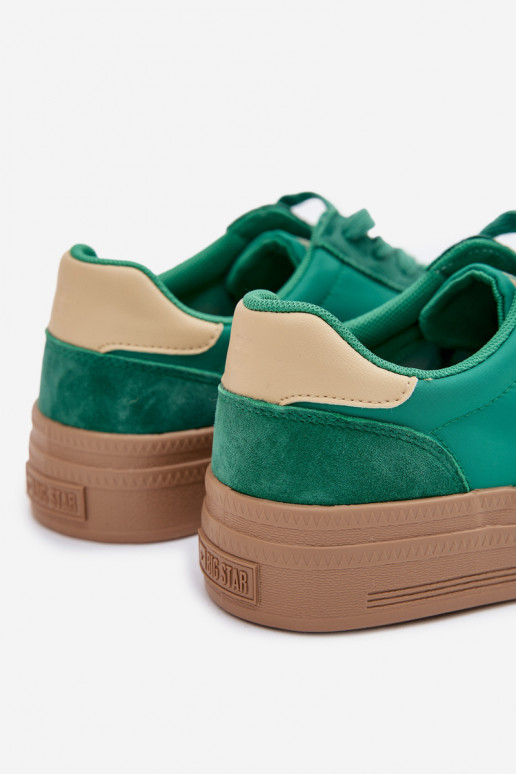 Women's Suede Sneakers Big Star TT274163 Green