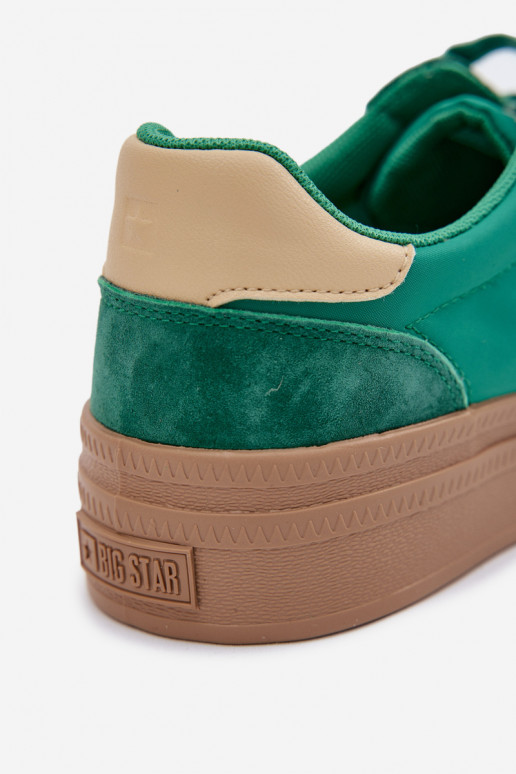 Women's Suede Sneakers Big Star TT274163 Green