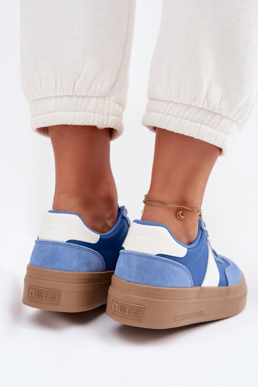 Women's Suede Sneakers Big Star TT274165 Blue