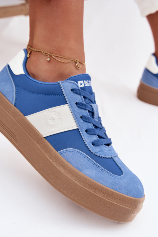 Women's Suede Sneakers Big Star TT274165 Blue