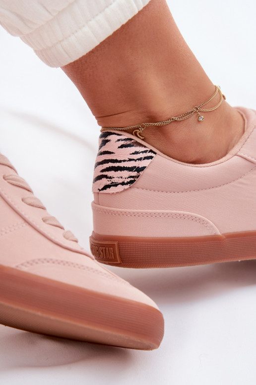 Women's Fabric Sneakers Big Star TT274359 Pink