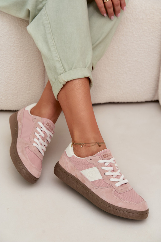 Sneakersy Damskie Big Star TT274175 Różowe