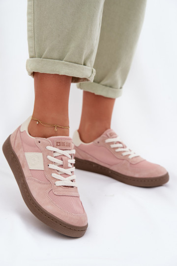 Sneakersy Damskie Big Star TT274175 Różowe 2