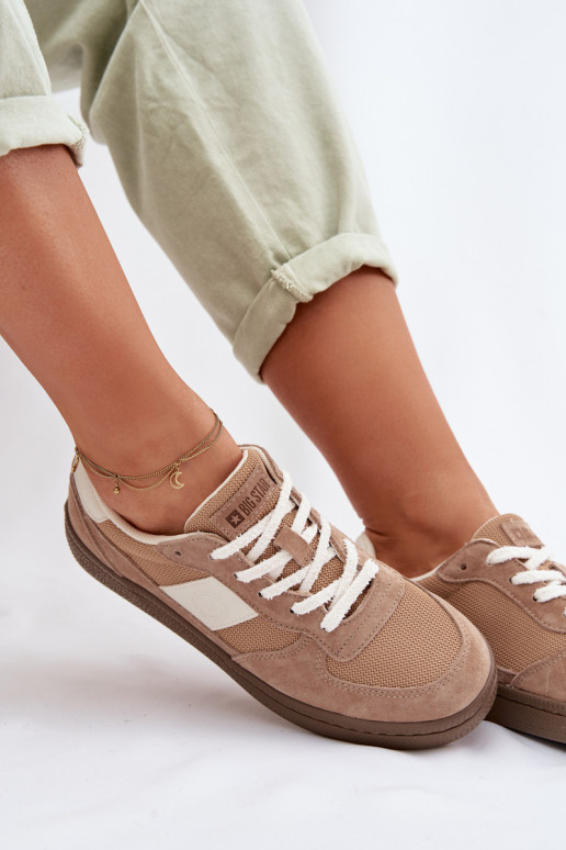 Sneakersy Damskie Big Star TT274177 Beżowy