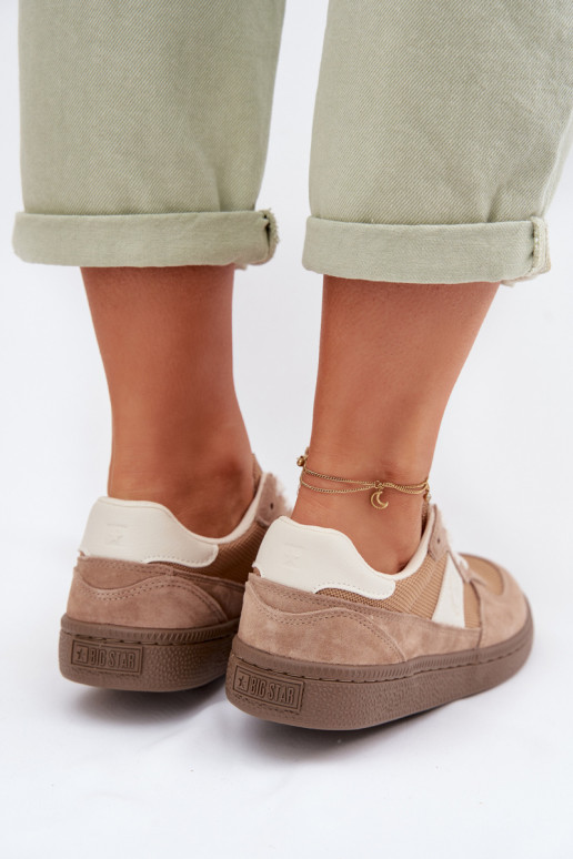 Sneakersy Damskie Big Star TT274177 Beżowy