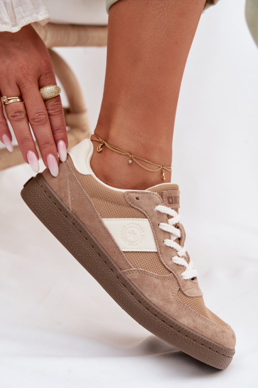 Sneakersy Damskie Big Star TT274177 Beżowy