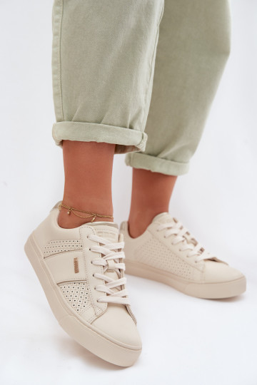 Women's Mesh Sneakers Big Star TT274292 Beige 2