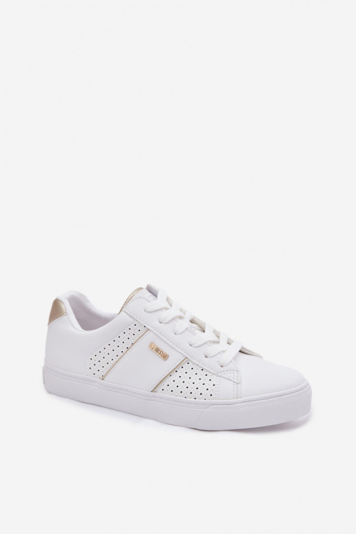 Women's Perforated Sneakers Big Star TT274291 White