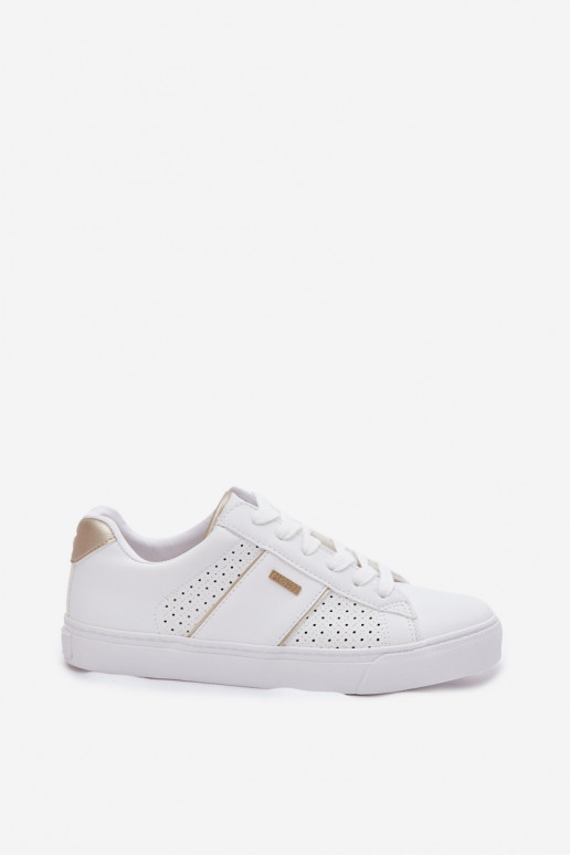 Women's Perforated Sneakers Big Star TT274291 White
