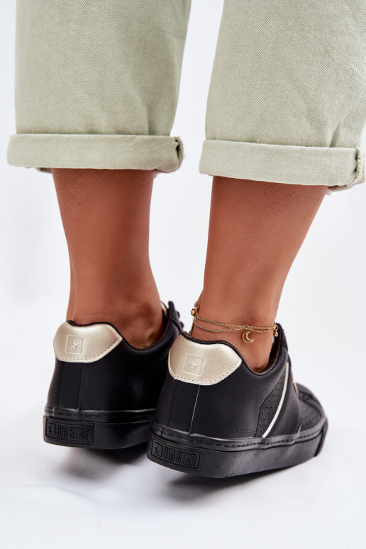 Sneakersy Damskie Ażurowe Big Star TT274290 Czarne