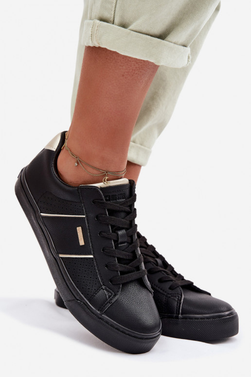 Sneakersy Damskie Ażurowe Big Star TT274290 Czarne