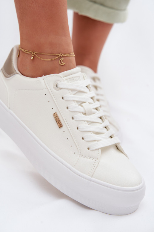 Big Star TT274805 White Platform Sneakers