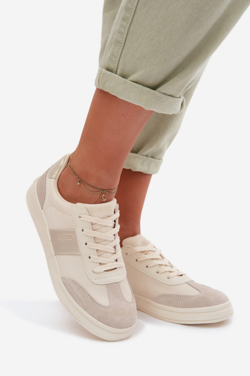 Sneakersy Damskie Big Star TT274155 Beżowe