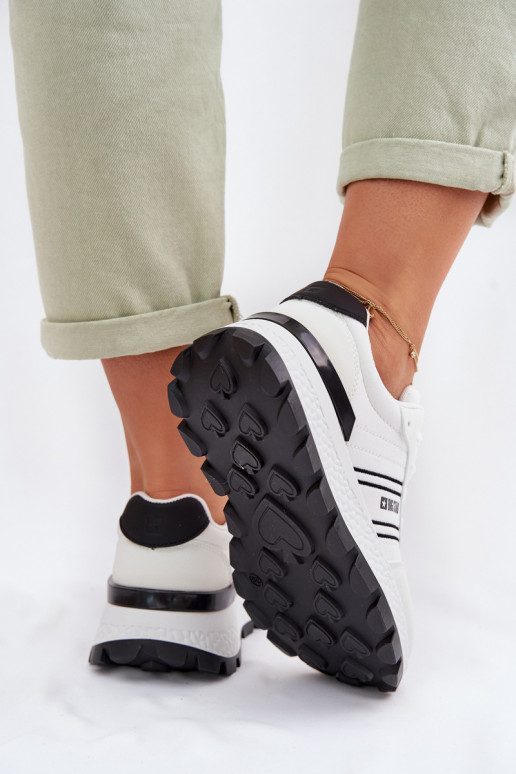 Women's Platform Sneakers Big Star TT274882 Hi-Poly System White