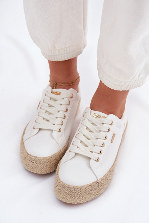 Women's Espadrilles with Platform Big Star TT274349 White