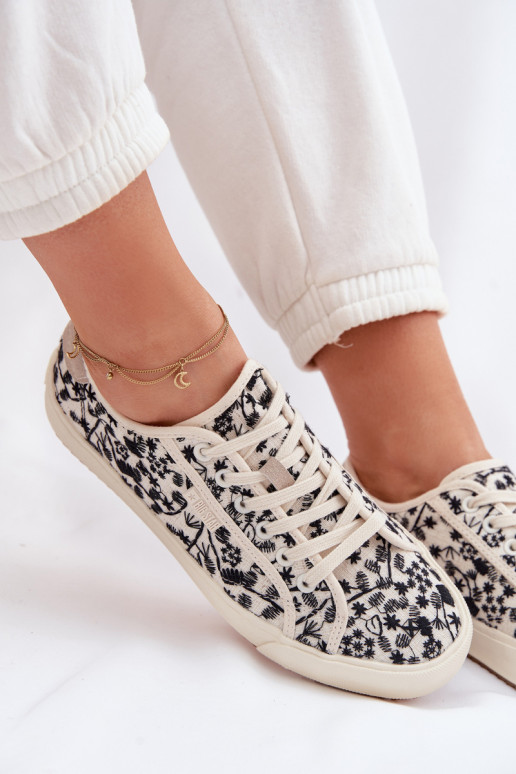 Women's Light Beige Sneakers Big Star TT274842