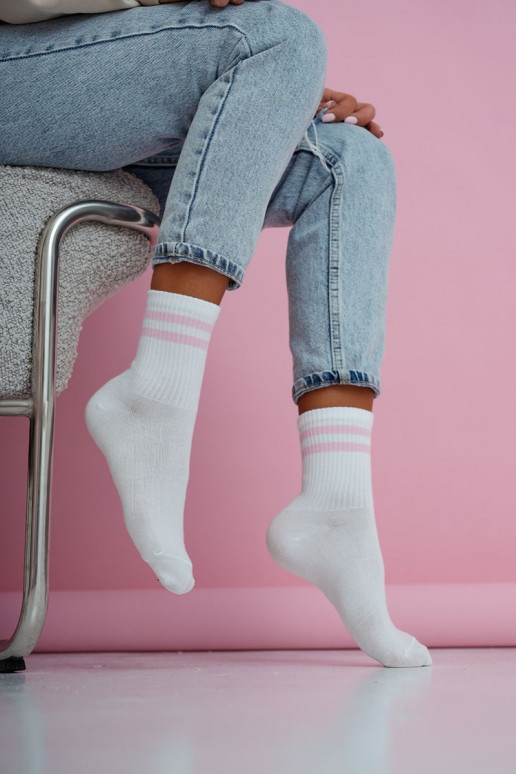Women's Thin Striped Bicolor Socks