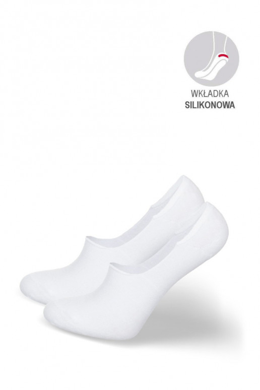 Men's Bamboo Micro Socks White
