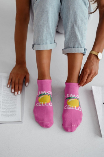 LIMONCELLO Pink Ankle Socks