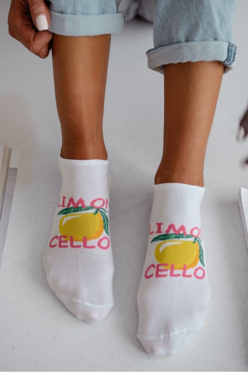 LIMONCELLO White Ankle Socks