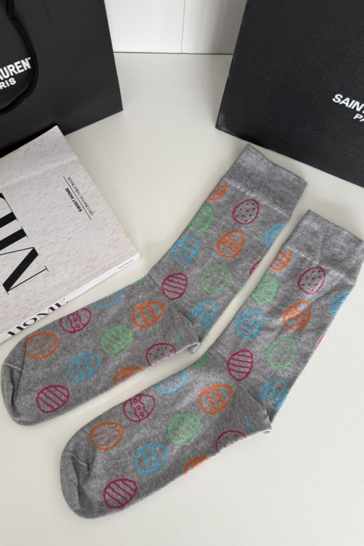 Men's Socks Pisanki Gray