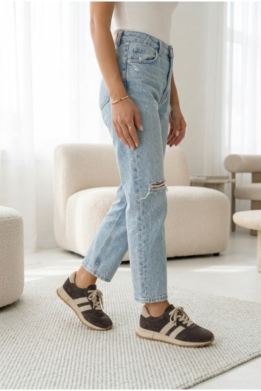 Women's Sneakers Made of Natural Suede Brown Marceline